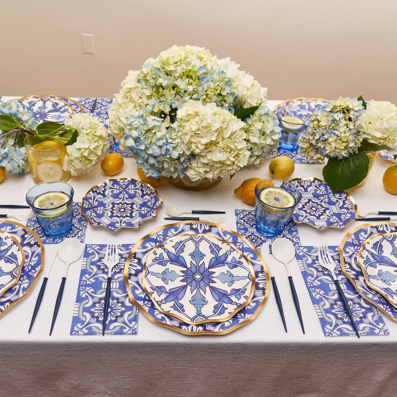 Premium Moroccan Nights Themed Cocktail Napkins - 20 Pack | Elegant Party Decor for Weddings, Bridal Showers & Dinner Parties
