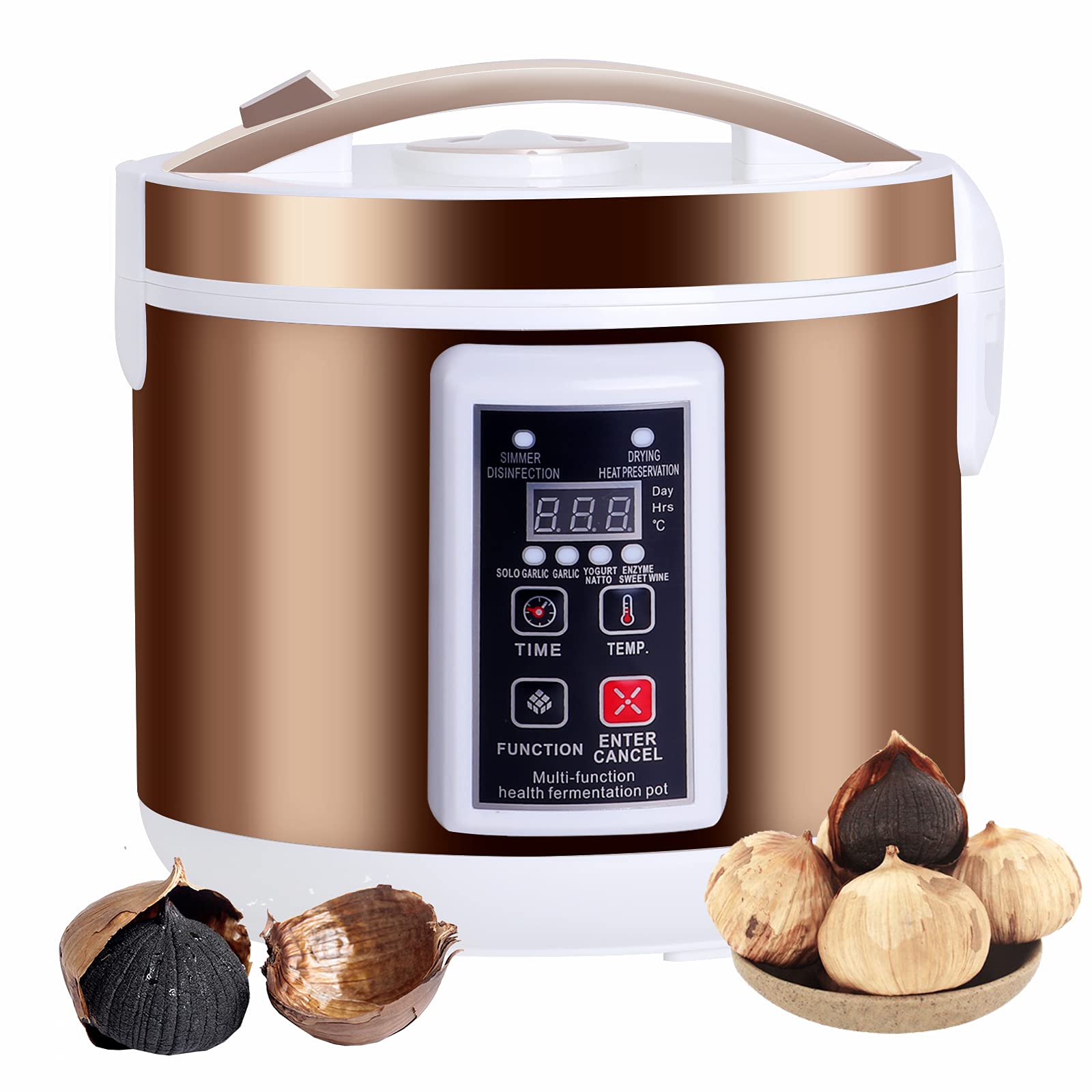 Automatic Black Garlic Fermenter 6L - Smart Fermentation Box for Black Garlic, Sweet Rice Wine, Natto & Yogurt (110V) - 7-Day Fast Fermentation - Perfect for Home Kitchens & DIY Fermented Foods