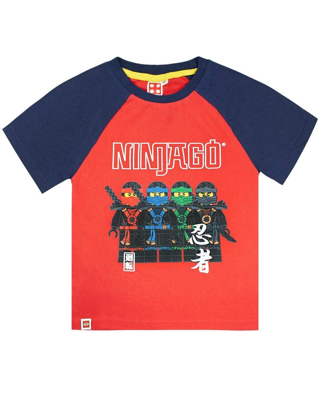 Lego Ninjago Boys T-Shirt - Official Lloyd, Nya, Kai & Jay Ninja Warriors Graphic Tee for Kids | Cool Birthday Gift & Casual Wear