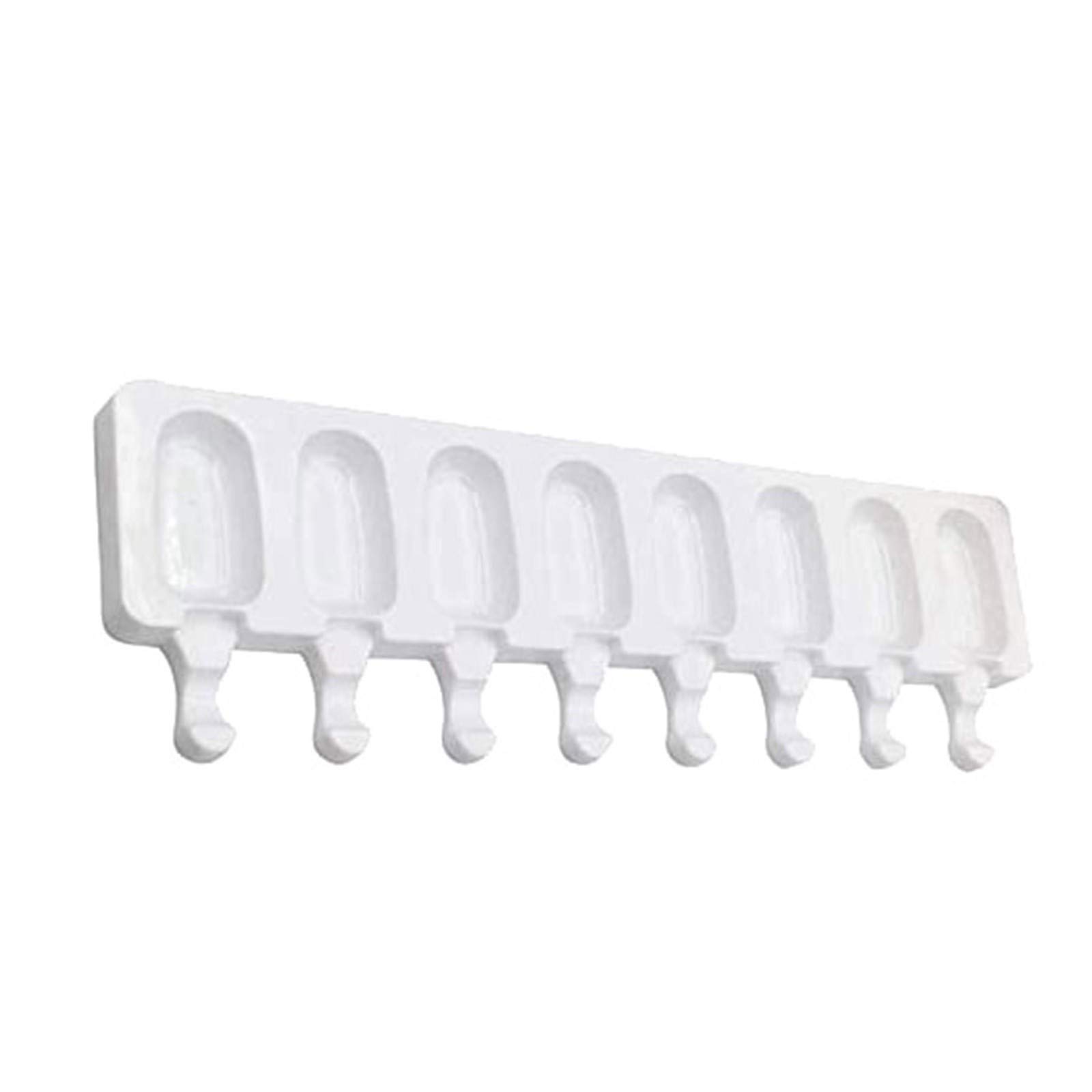 Non-Stick Silicone Baking Pan Set - 9x13 Inch 8-Cell Popsicle Mold for Ice Cream, Juice & Candy - BPA-Free & Dishwasher Safe - Perfect for Homemade Treats & Party Desserts (1 Pack)