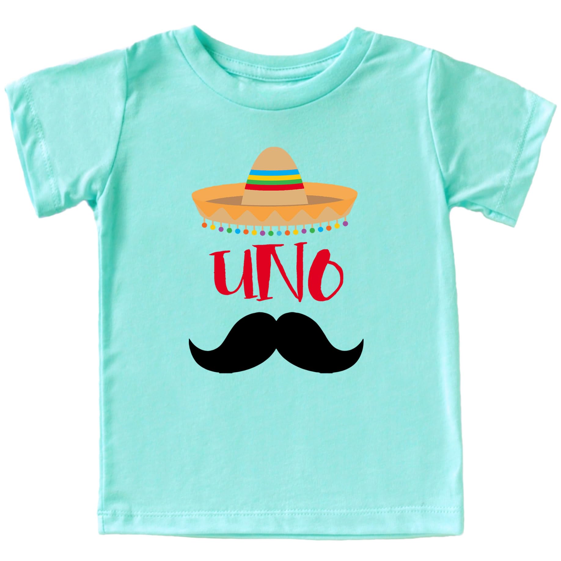1st Birthday Uno Shirt - Fiesta Themed Sombrero & Mustache Outfit for Baby Boy | Perfect for First Birthday Parties, Photo Shoots & Celebrations