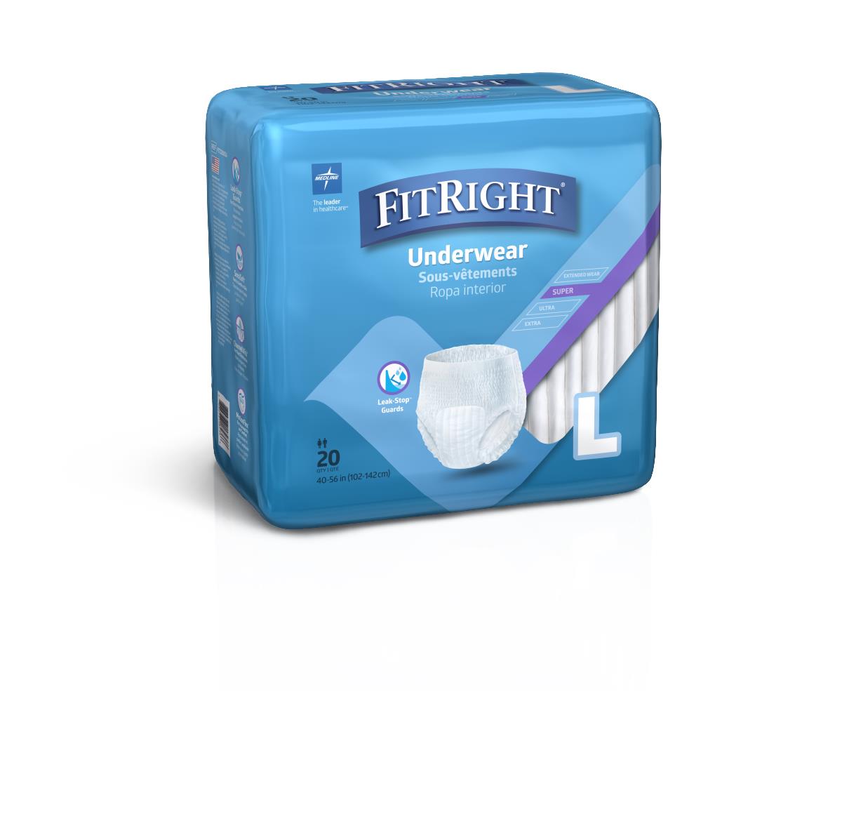 FitRight Super Protective Underwear for Women & Men - Comfortable Moisture-Wicking Underwear for Sports, Workouts & Everyday Wear