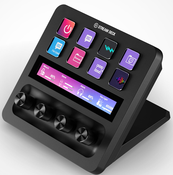 Elgato Stream Deck+ - 15 Customizable LCD Keys for Live Streaming, Content Creation & Gaming - Perfect for Twitch, YouTube & Podcasting