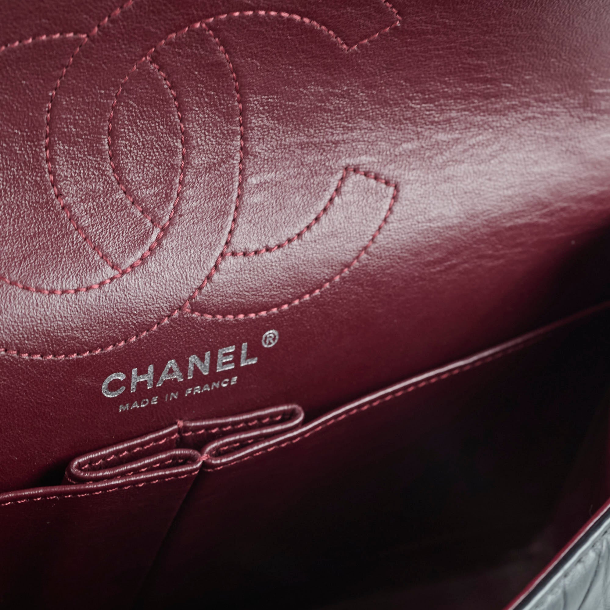 Authentic Chanel Reissue 226 Black Leather Flap Bag Series 12 - Luxury Handbag for Women, Perfect for Evening Events & Special Occasions