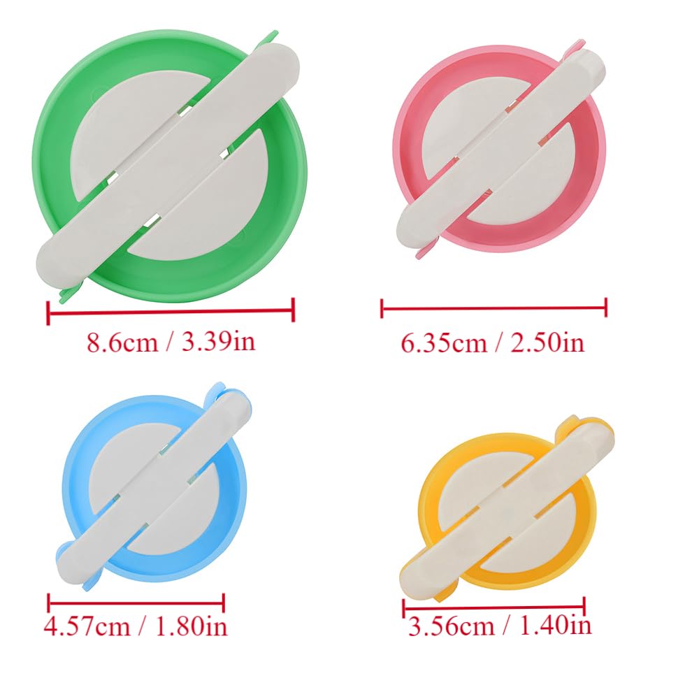 4 Sizes Pom Pom Maker Kit - DIY Fluff Ball Weaver Needle Craft Tool Set for Knitting & Wool Crafts (Kids & Adults) | Perfect for Scarf, Hat & Home Decor Projects