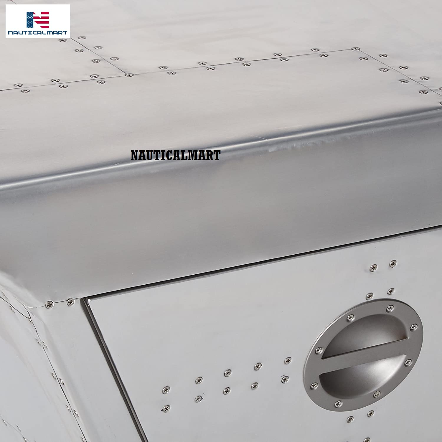 NauticalMart Aluminum Wing Desk for Home & Office
