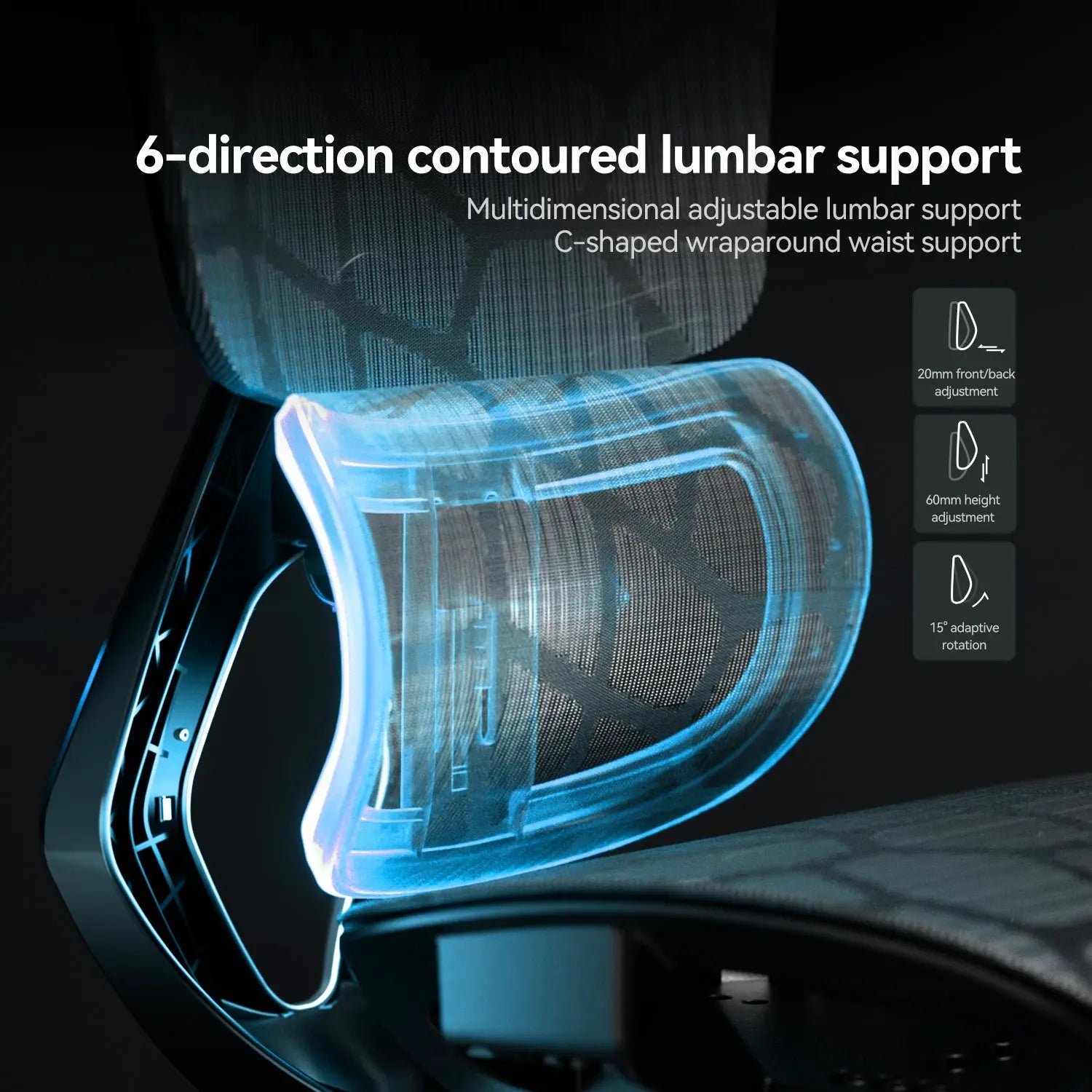 AutoFull G5 Ergonomic Gaming Chair - Adjustable Lumbar Support & Headrest - High Back Racing Style for PC & Office - Perfect for Long Gaming Sessions & Work from Home
