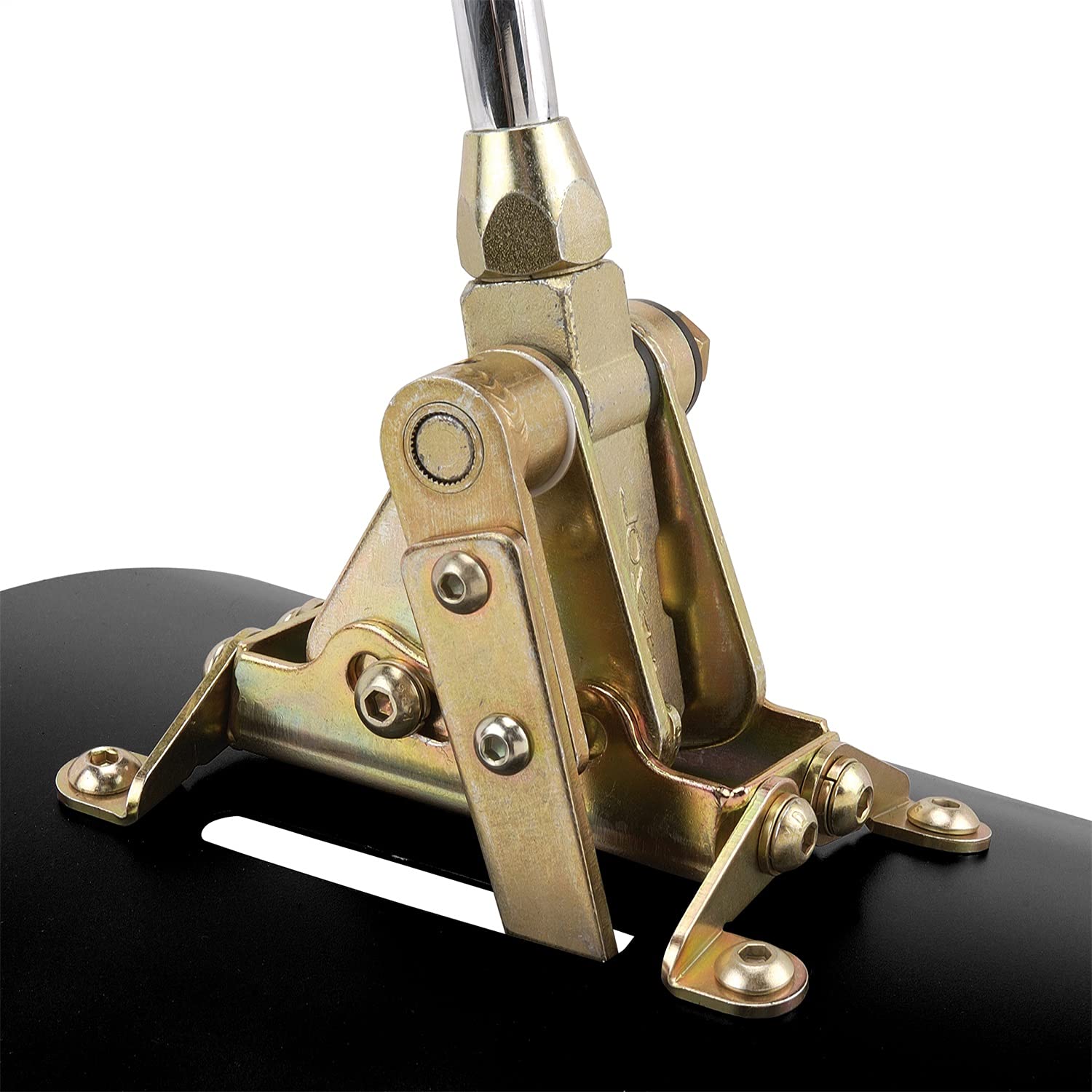 Lokar XFMS6400DBL 10-Inch Black Floor Mount Shifter with Black Knob for GM 400 Transmission - Perfect for Classic Car Restoration & Performance Upgrades