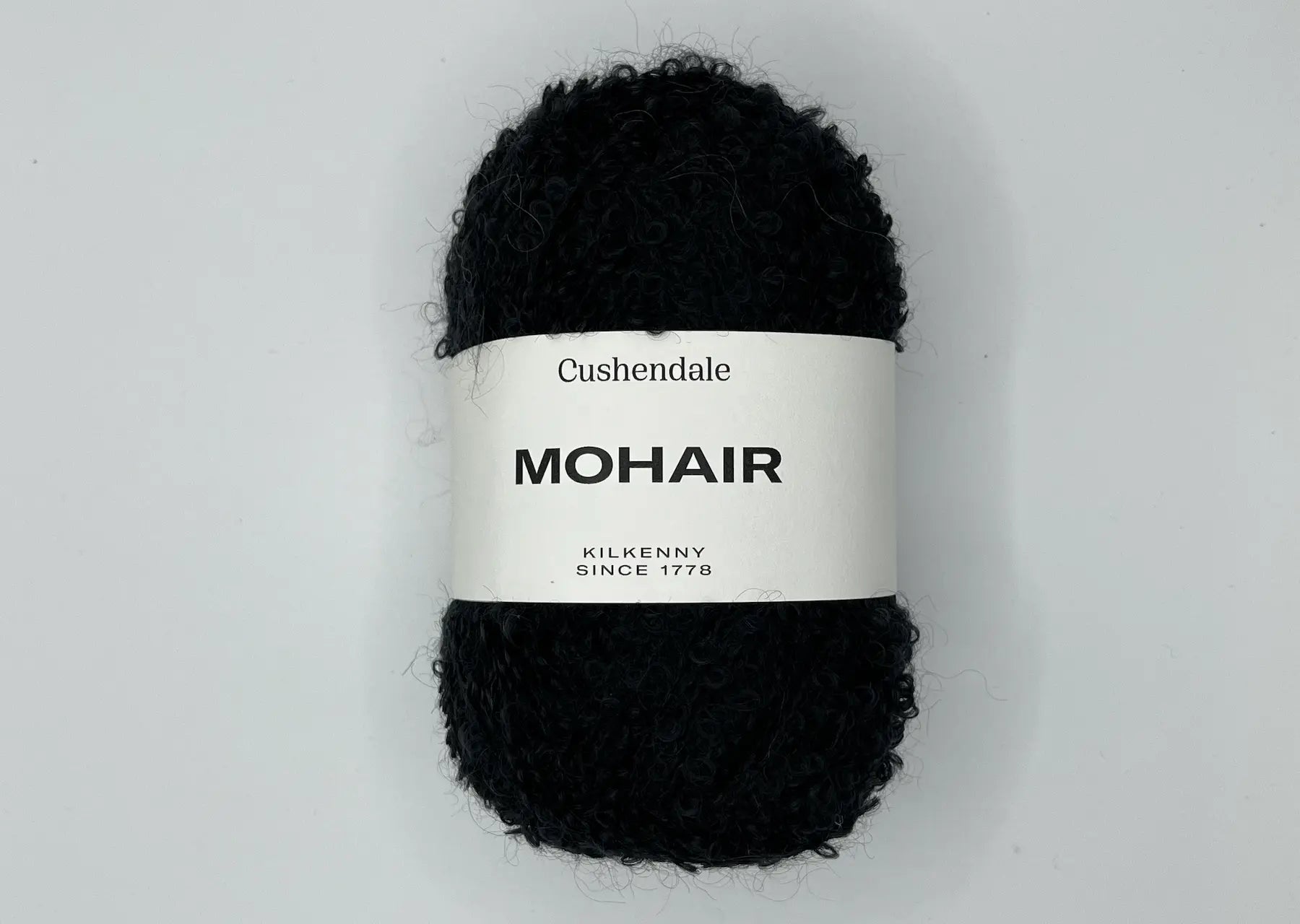 Premium Black Mohair Yarn for Knitting & Crocheting - Soft Luxury Wool Blend for Sweaters, Scarves & Winter Accessories - Perfect for Handmade Gifts & Cozy DIY Projects