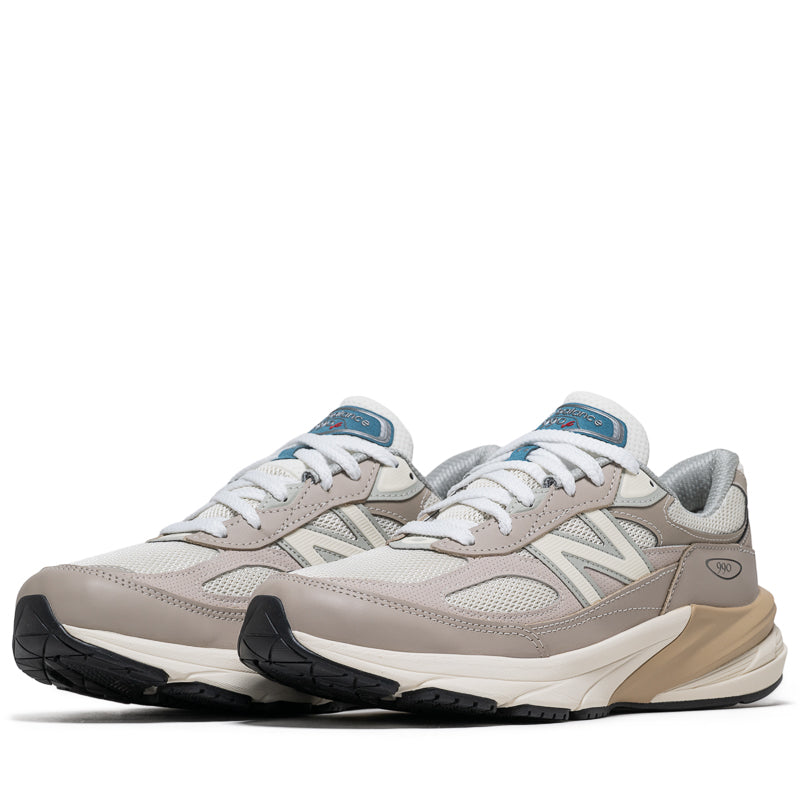 New Balance 990v6 Running Shoes Made in USA - Light Mushroom/Moonrock Colorway - Perfect for Jogging, Gym Workouts & Casual Wear