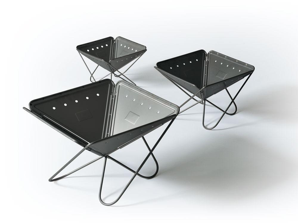 Portable Fire Pit for Camping & Backyard - Pack & Carry M Fireplace for Outdoor Gatherings, Bonfires & Picnics