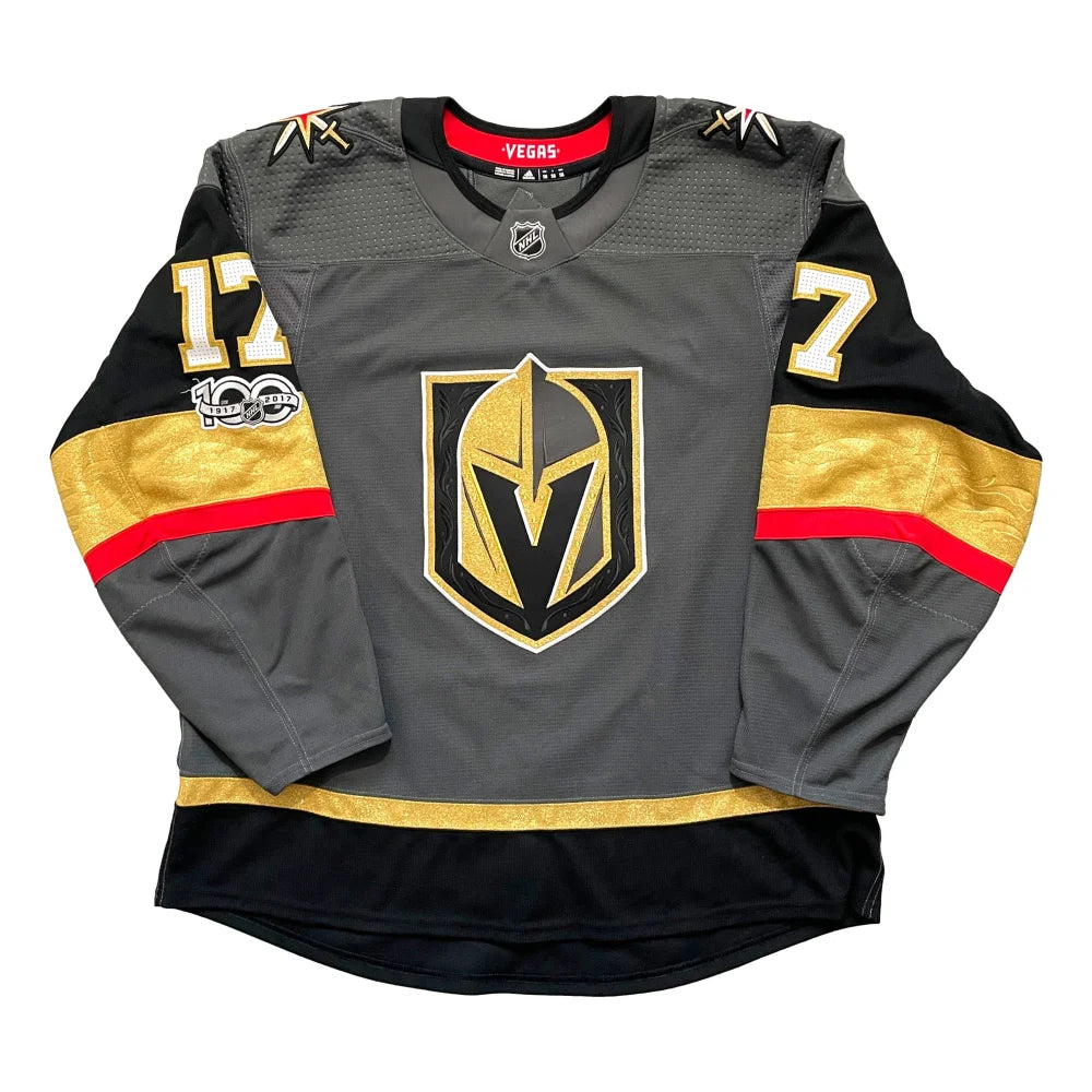 Authentic Marc Andre Fleury Signed Vegas Golden Knights NHL Expansion Draft Jersey 6/21/17 with JSA COA - Perfect for Hockey Collectors, Sports Memorabilia Displays, and NHL Fan Gifts