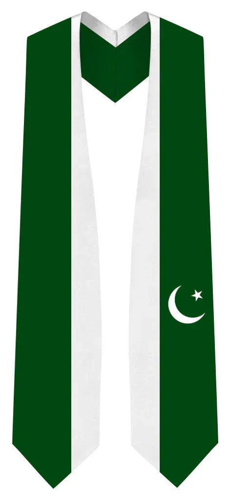International Flag Graduation Stole - Multicolor Sash for Graduation Ceremony - Perfect for High School & College Commencement