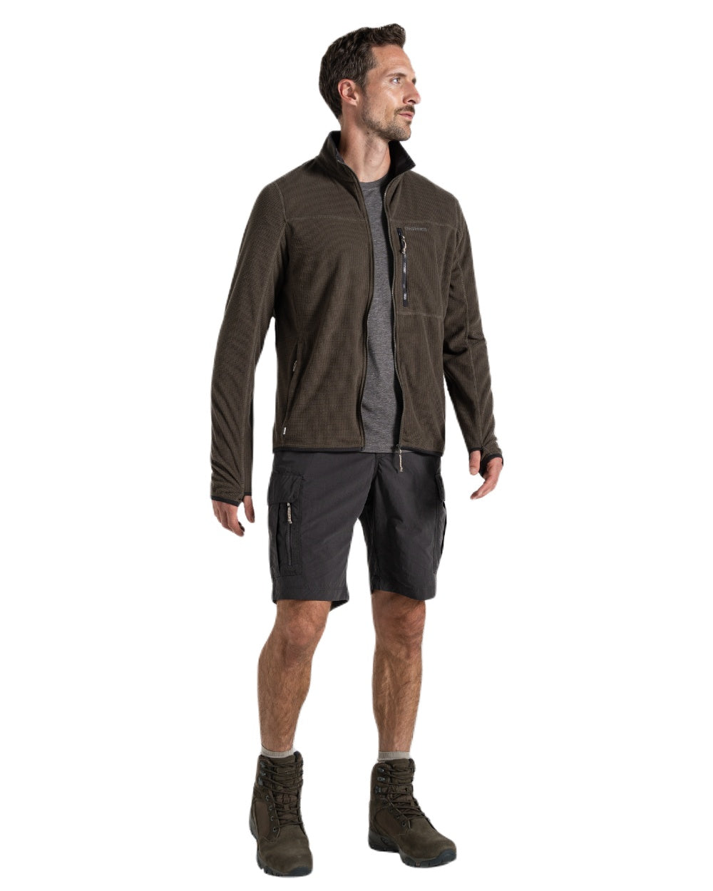 Craghoppers Men's NosiLife Cargo Shorts III - Lightweight Quick-Dry Travel & Outdoor Hiking Shorts for Adventure & Casual Wear