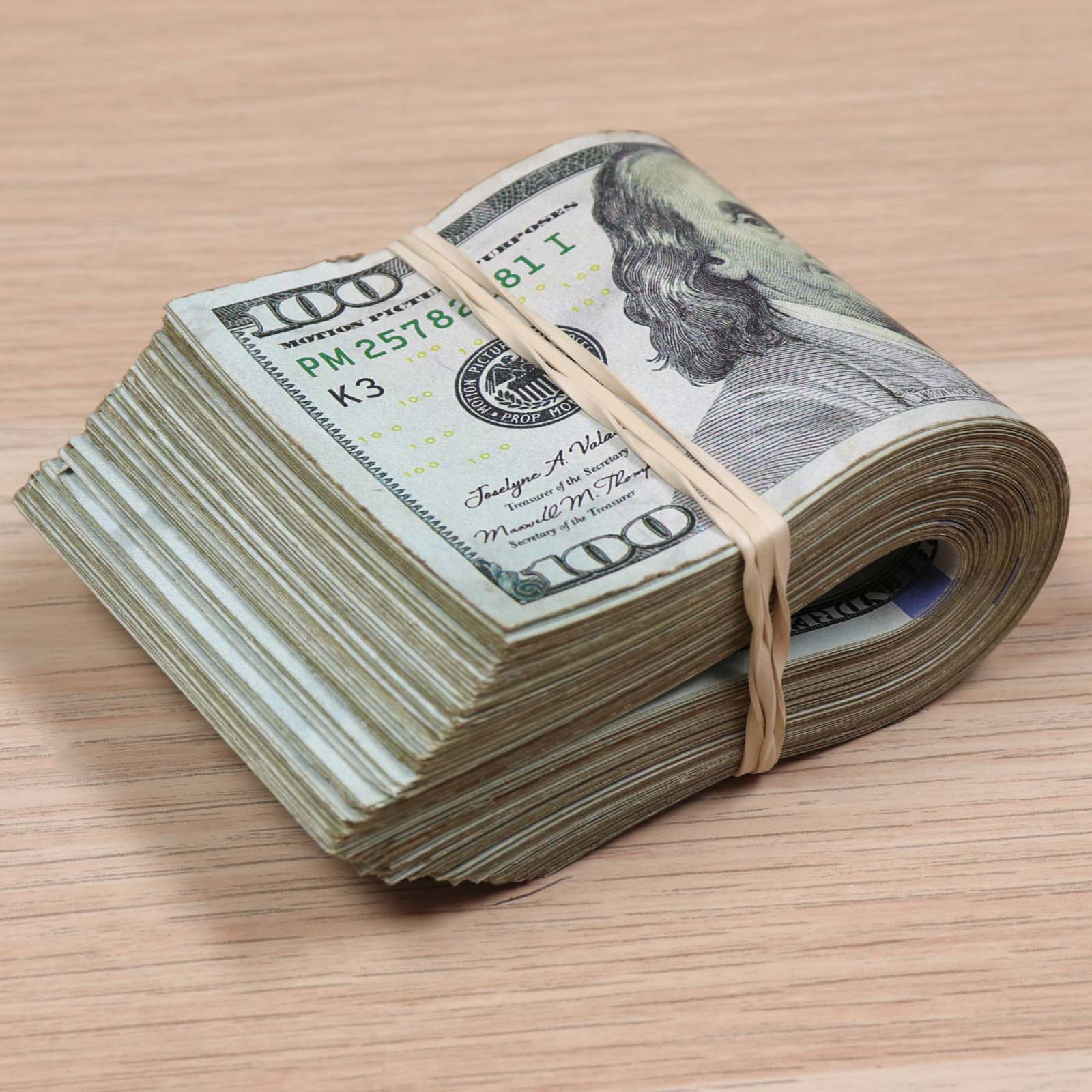 $32,000 RealAged™ Full Print New Series Stacks & Bands Pack - Perfect for Movie Props, Music Videos, and Social Media Content Creation