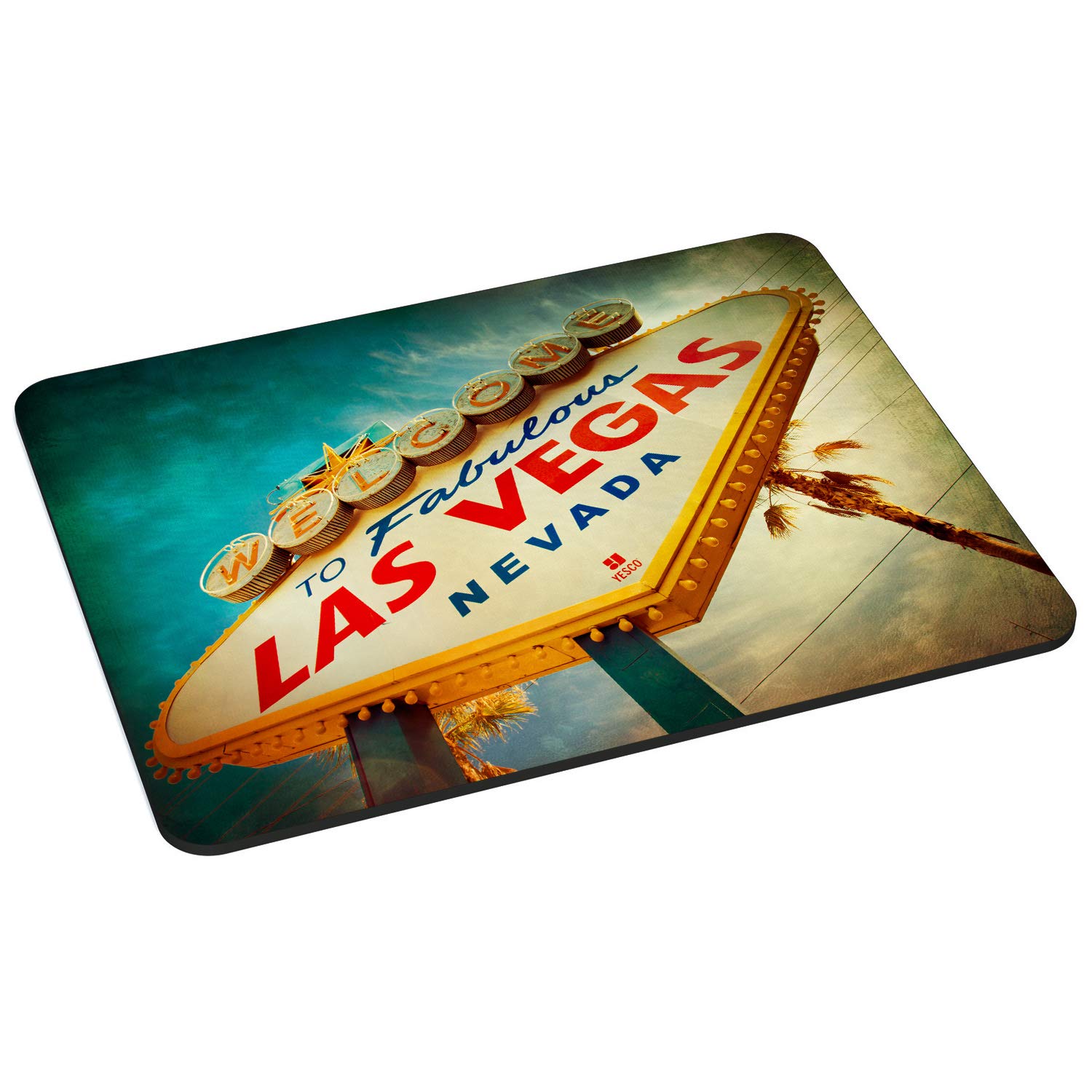 Premium Gaming Mouse Pad with Non-Slip Rubber Base - Las Vegas Themed Design for PC & Laptop - Perfect for Office, Gaming & Home Workspace