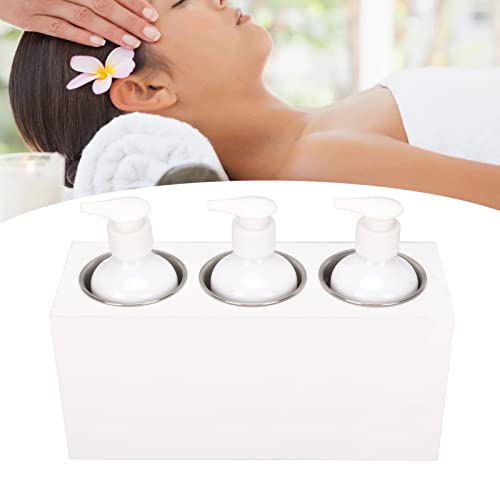 Fast Heating Massage Oil Warmer with 9 Adjustable Settings & 3 Removable Bottles - Perfect for Salon, Spa, and Home Relaxation Therapy