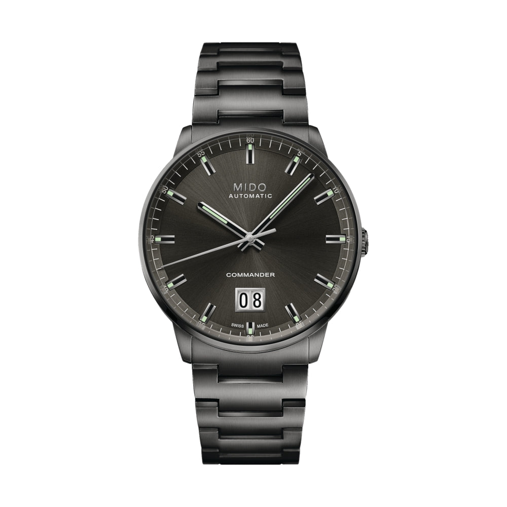 Commander Big Date Anthracite PVD Watch - Luxury Men's Chronograph with Date Display - Perfect for Business, Formal Events & Everyday Wear