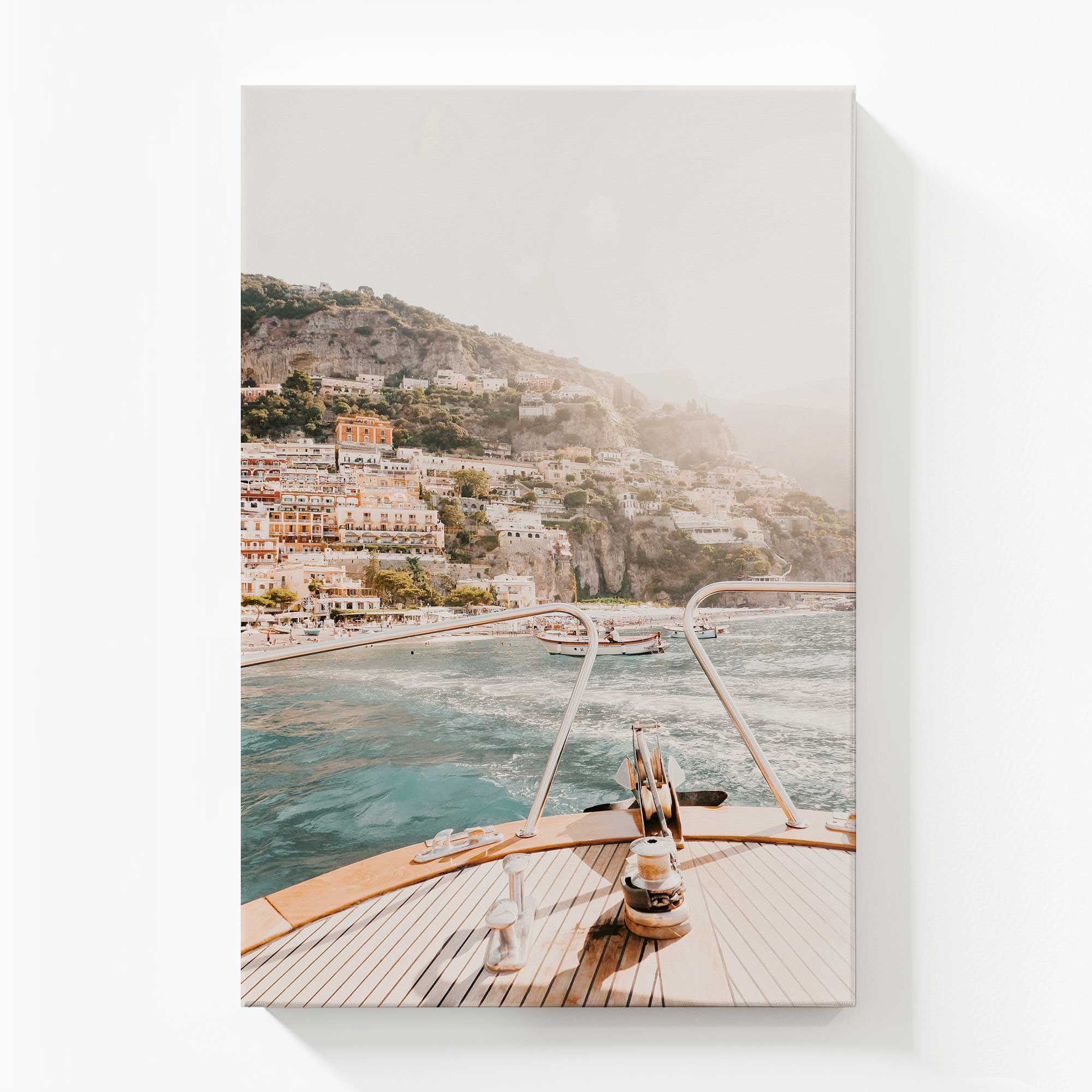 Coastal Haven Large Canvas Print - Beach Wall Art for Living Room Decor, Ocean Themed Home Office & Bedroom Wall Decor