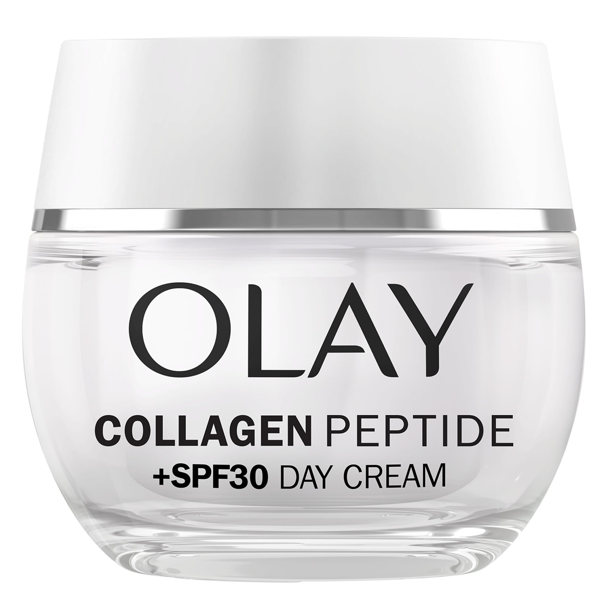 Olay Collagen Peptide Face Moisturizer Day Cream SPF 30 with Niacinamide & Vitamin E - 99% Pure Anti-Aging Skincare for Hydration & Skin Restoration - 50ml | Perfect for Daily Use, Travel & Anti-Wrinkle Routine