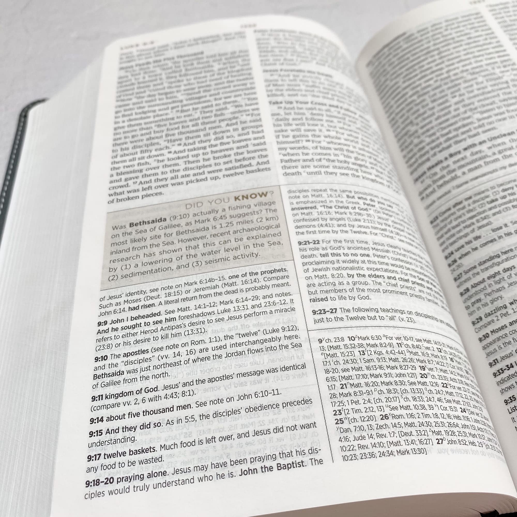 Hand Lettered & Laser Engraved ESV Bible - Gray TruTone Leather Cover Study Bible for Students | Personalized Gift with Custom Name Engraving | Perfect for Graduation, Confirmation & Daily Devotion