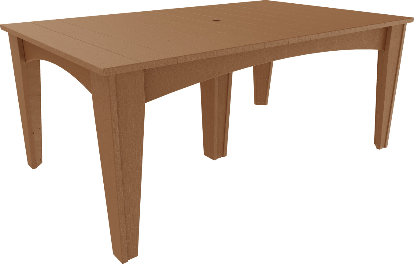 LuxCraft 44 x 72 Inch 7-Piece Dining Table Set for Kitchen Island - Modern Wooden Counter Height Table with 6 Chairs - Perfect for Family Meals, Entertaining & Small Space Dining Rooms