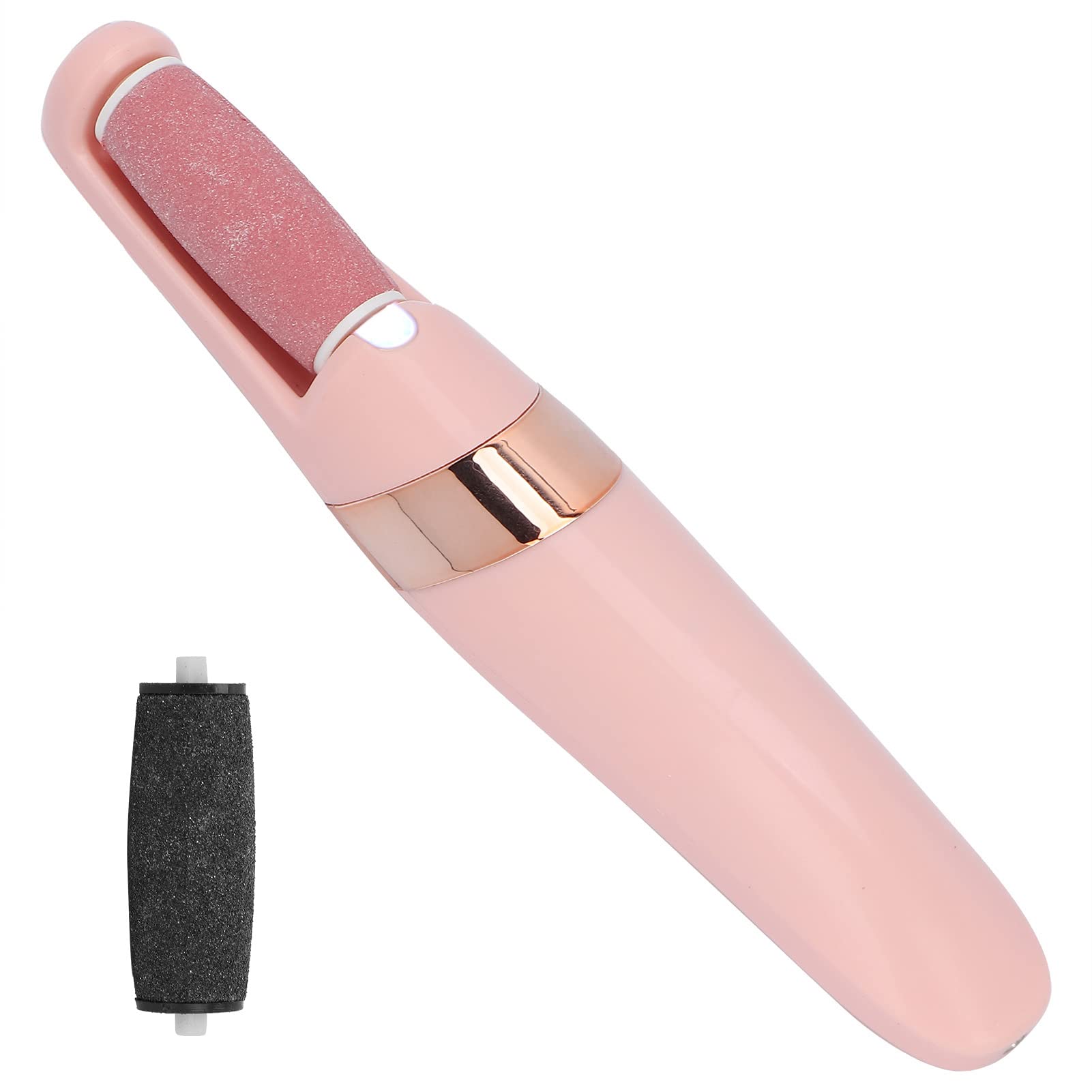 Electric Callus Remover for Feet - Rechargeable Pedicure Tool with Built-in Light for Soft Smooth Heels - Perfect for Home Pedicures & Foot Care Routine
