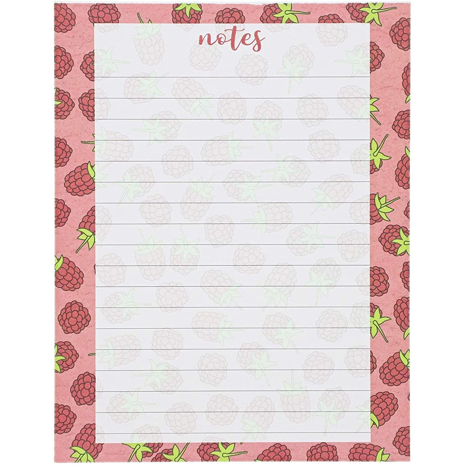 Paper Junkie Cute Fruit Design Notepads - 4.25 x 5.5 Inch Lined Memo Pads, To-Do List Notebooks, Pack of 4 - Perfect for Office Tasks, School Notes & Grocery Lists