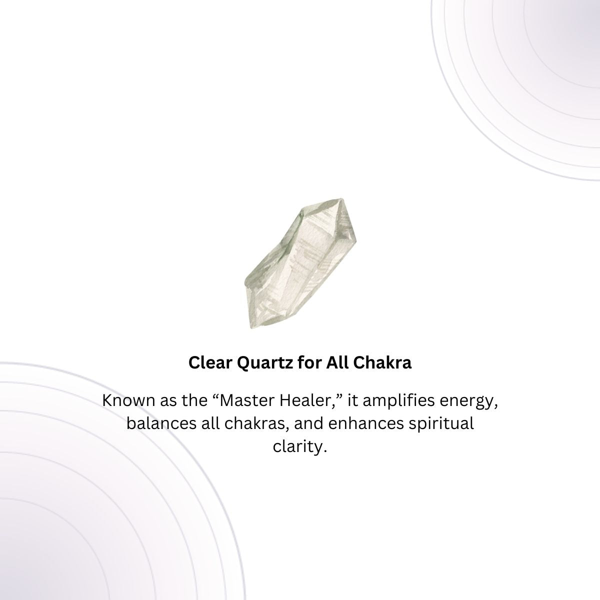 Natural Clear Quartz Bead Bracelet for Focus, Meditation & Positive Energy - Healing Crystal Jewelry for Yoga, Spiritual Balance & Chakra Cleansing