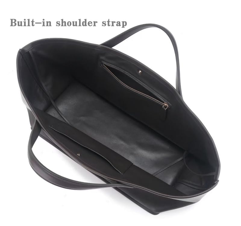 Genuine Leather Top Handle Tote Bag for Women - Stylish Casual Shoulder Hobo Purse, Waterproof Work Commuter Bag | Perfect for Office, Travel & Everyday Use