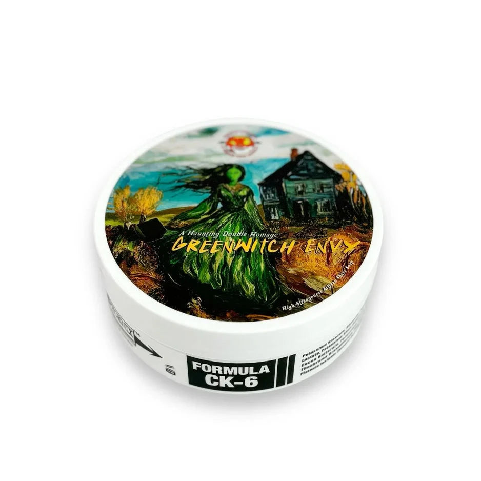 Phoenix Shaving | Greenwitch Envy Artisan Shave Soap for Men - Natural Vegan Grooming Soap with Shea Butter & Essential Oils - Perfect for Wet Shaving & Beard Care Routine