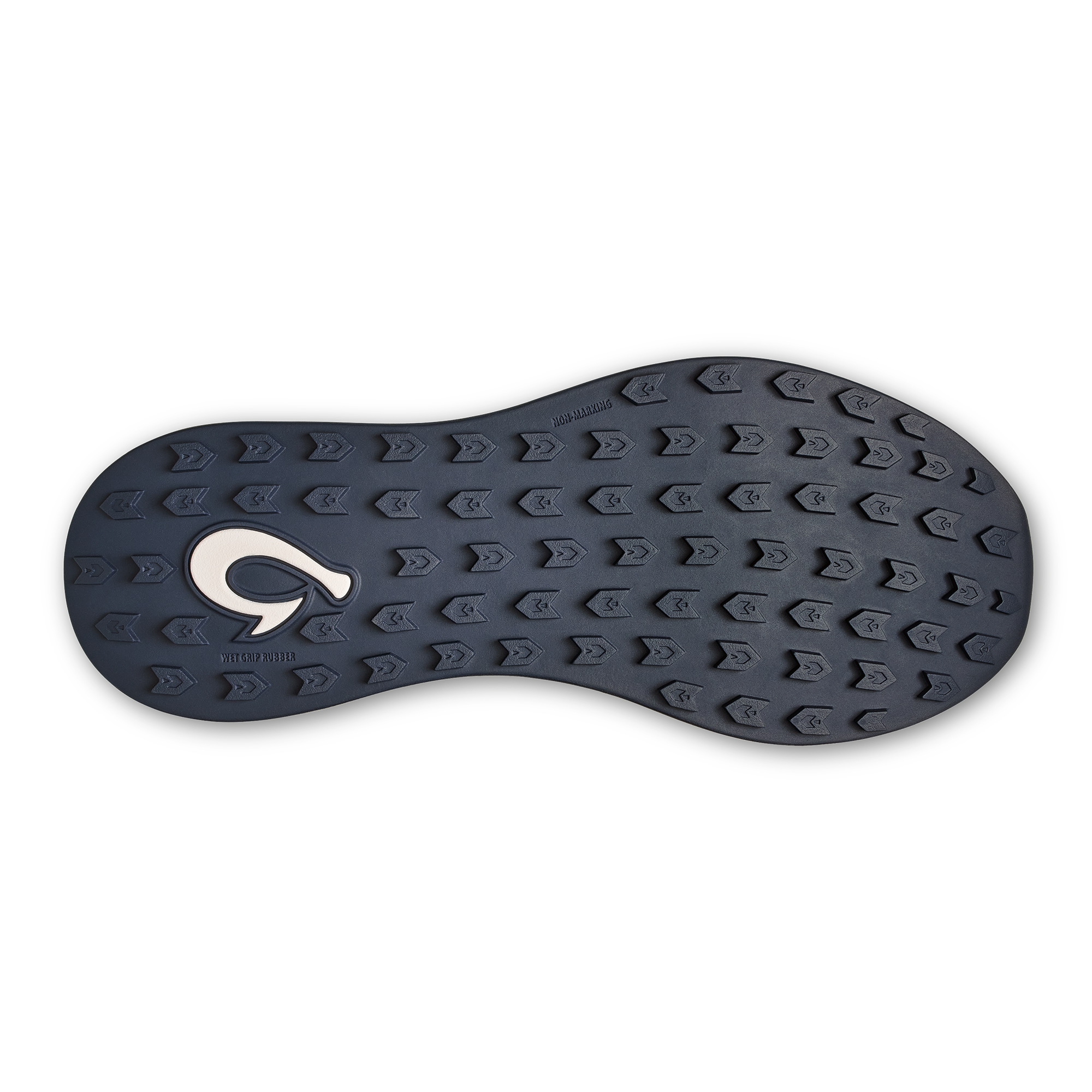Manele Bright White & Mood Indigo Women's Sandals - Comfortable Summer Beach Flip Flops for Outdoor, Vacation, and Casual Wear