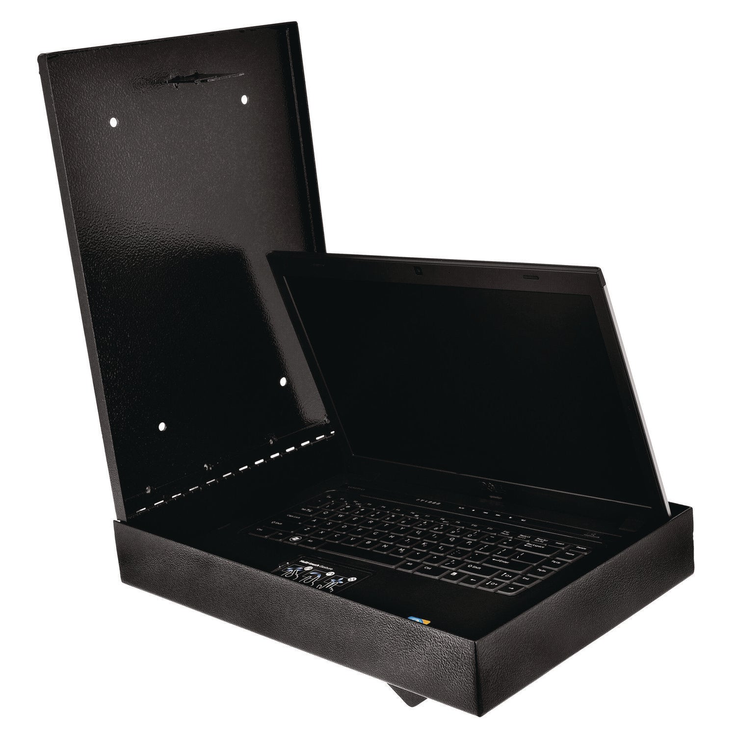 AdirOffice Large Wall Mounted Weatherproof Steel Secure Drop Box - 11 x 2.4 x 16 Inches, Black - Perfect for Mail, Package & Document Delivery for Homes, Offices & Apartments