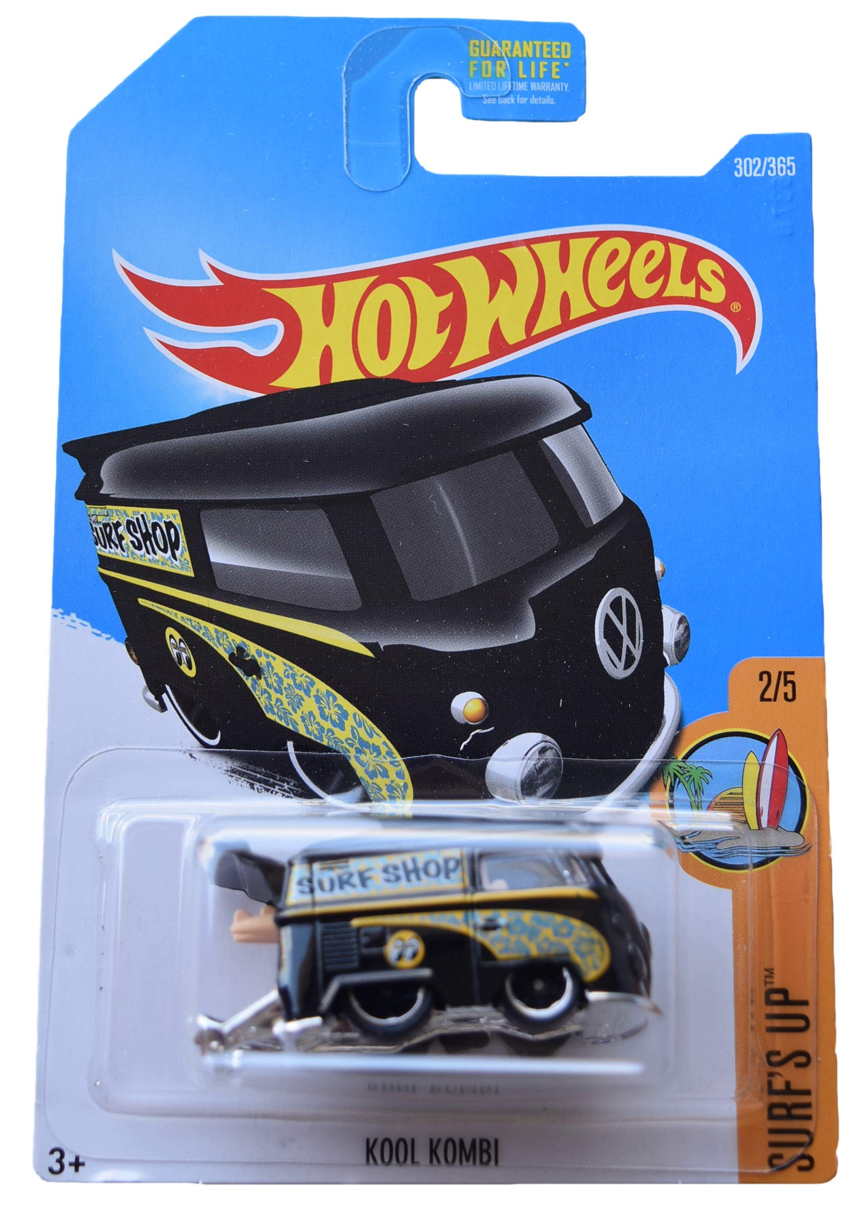 Hot Wheels Volkswagen Kool Kombi Die-Cast Car 1:64 Scale - Black Collectible Toy (302/365) - Perfect for Kids Play, Collectors Display & Gift Giving