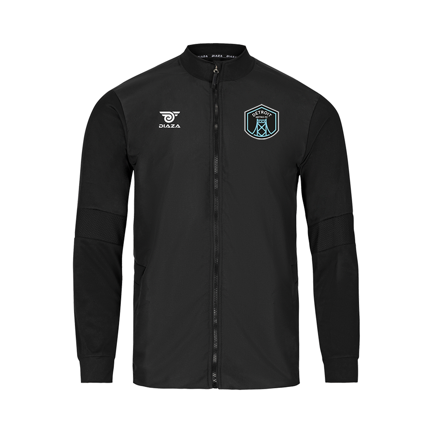 Detroit Metro FC Midnight Diaza Jacket - Men's Stylish Windbreaker for Urban Streetwear & Soccer Fans - Perfect for Night Games, Casual Outings & Sporty Fashion