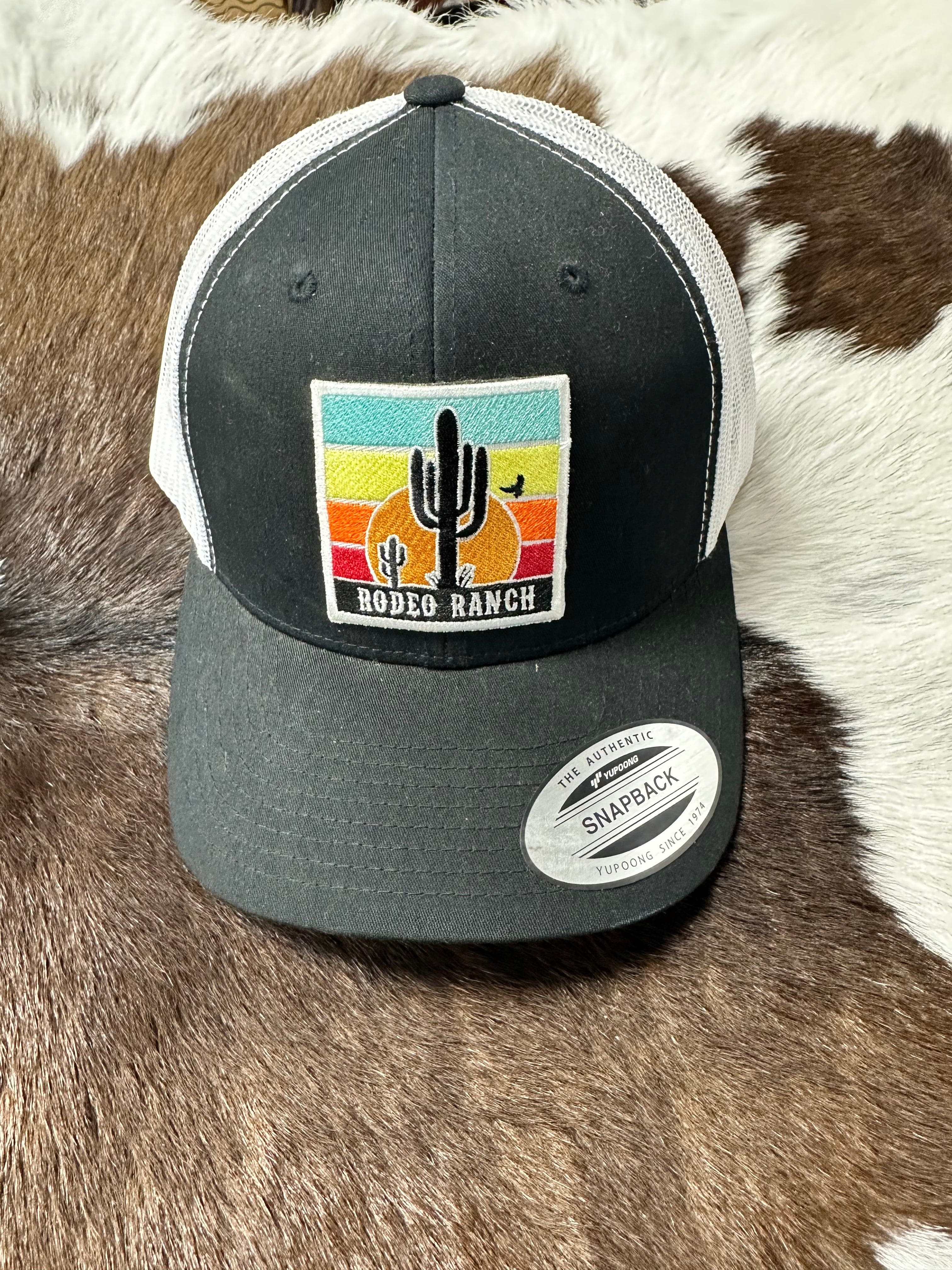 Men's Rodeo Ranch Hat with Cactus Design - Western Cowboy Hat for Outdoor Rodeo, Country Music Festivals & Ranch Work
