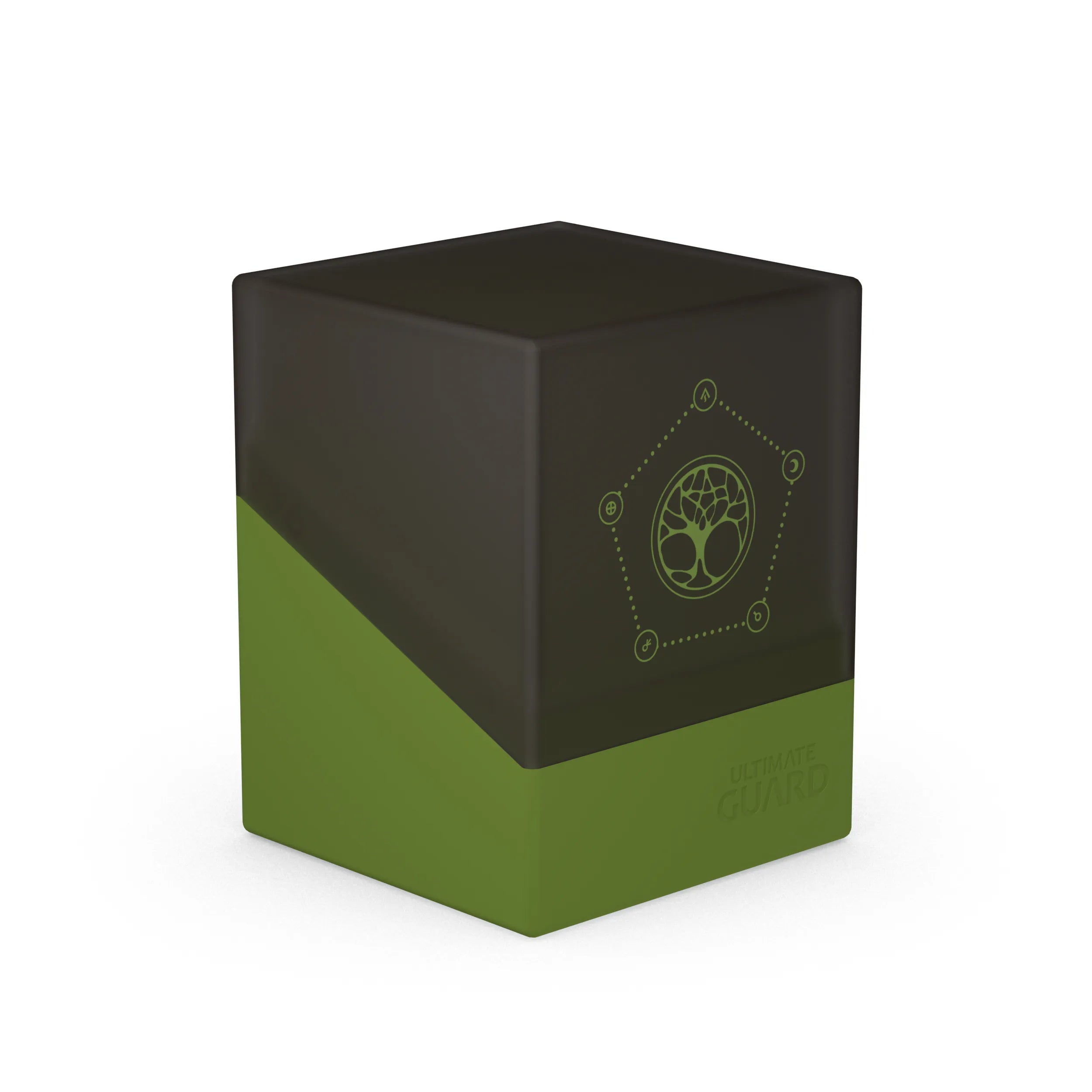 Druidic Secrets Arbor Olive Green Deck Box - Holds 100+ Magic: The Gathering Cards | Premium Storage for MTG, Pokémon & Trading Card Games | Perfect for Game Nights & Collectors