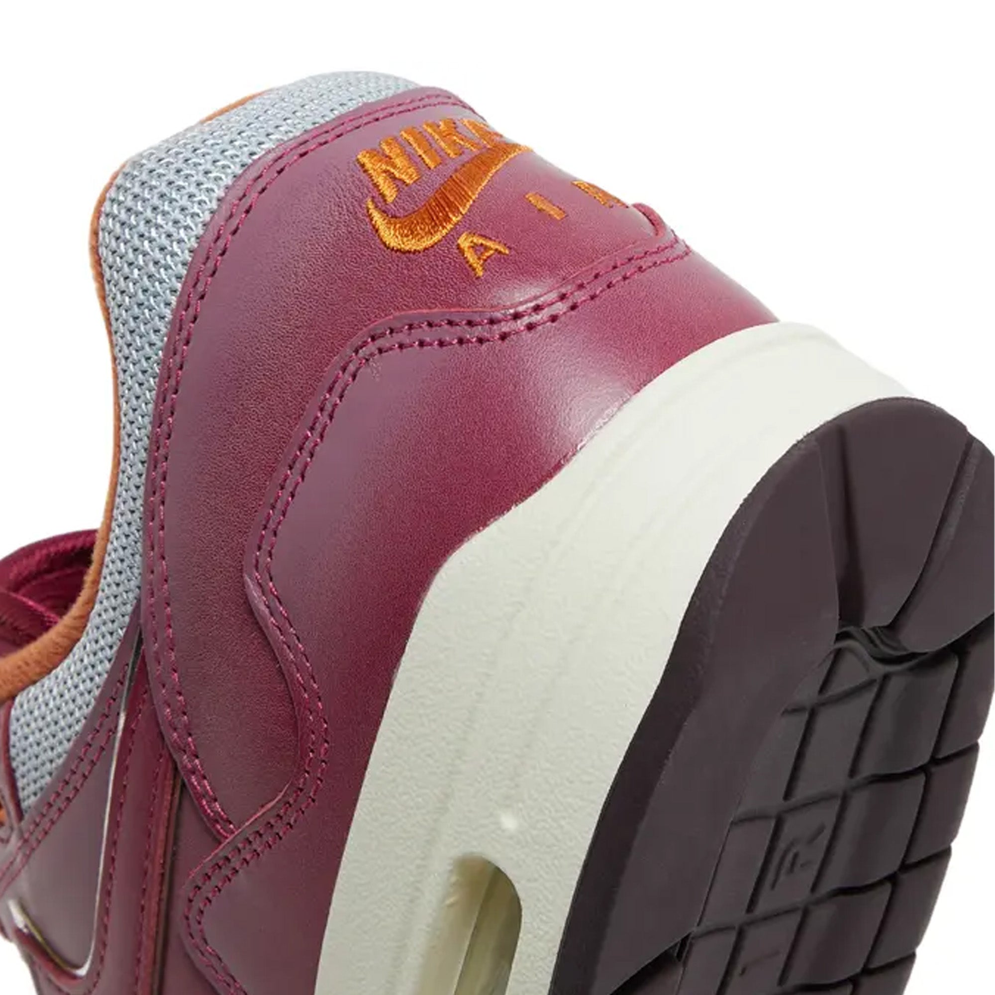 Nike Air Max 1 Patta 'Rush Maroon' Sneakers - Limited Edition Special Box (2021 Release) | Men's Running Shoes for Casual Wear & Street Style Fashion