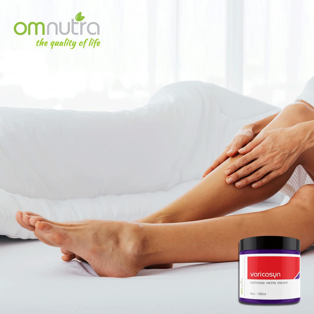 Horse Chestnut Cream for Varicose Veins & Spider Veins - 4oz Natural Leg Vein Treatment - Soothes Aching Legs & Improves Circulation for Daily Comfort