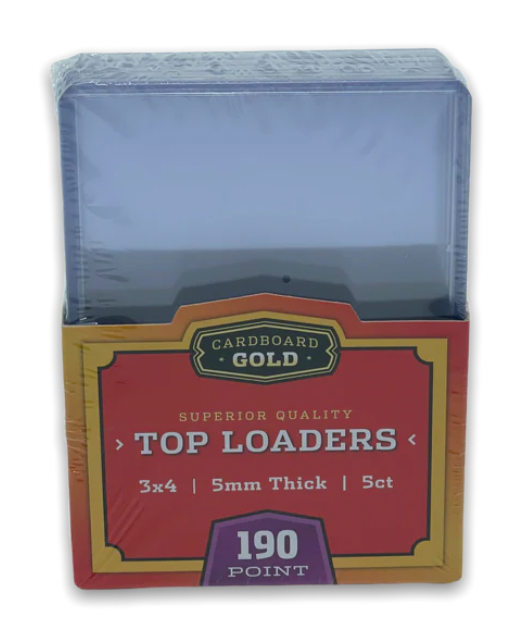 190pt Toploader Card Protectors - Premium Trading Card Sleeves for Collectors | Perfect for Sports Cards, Pokemon, MTG & Yu-Gi-Oh Storage & Display