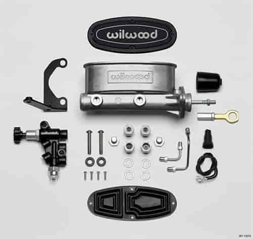 Wilwood Aluminum Tandem Master Cylinder Kit - High Performance Brake System for Racing, Hot Rods & Classic Car Upgrades | Perfect for Track Days & Street Driving