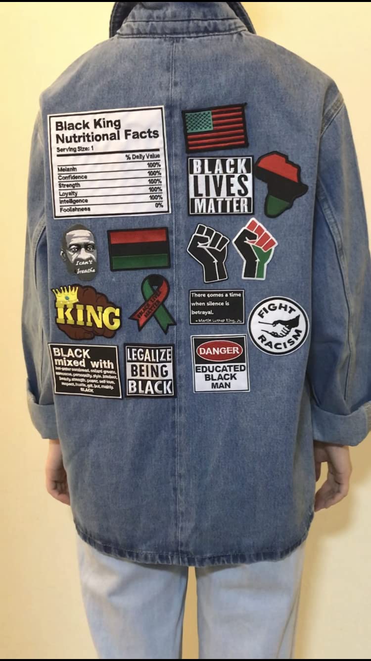 Free Palestine Embroidered Iron-On Patch - High Quality Sew & Stick Badge for Jackets, Bags & Hats - Show Your Support with Durable Political Statement Patches