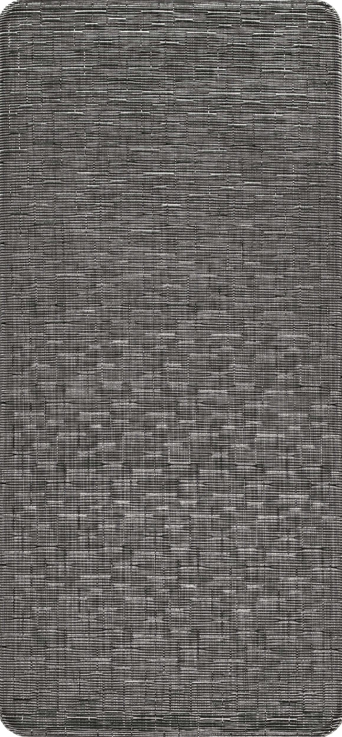 Premium Crosshatched Woven Anti-Fatigue Kitchen Mat - Dark Grey | Ergonomic Support for Standing Desks, Home Cooking & Workstations