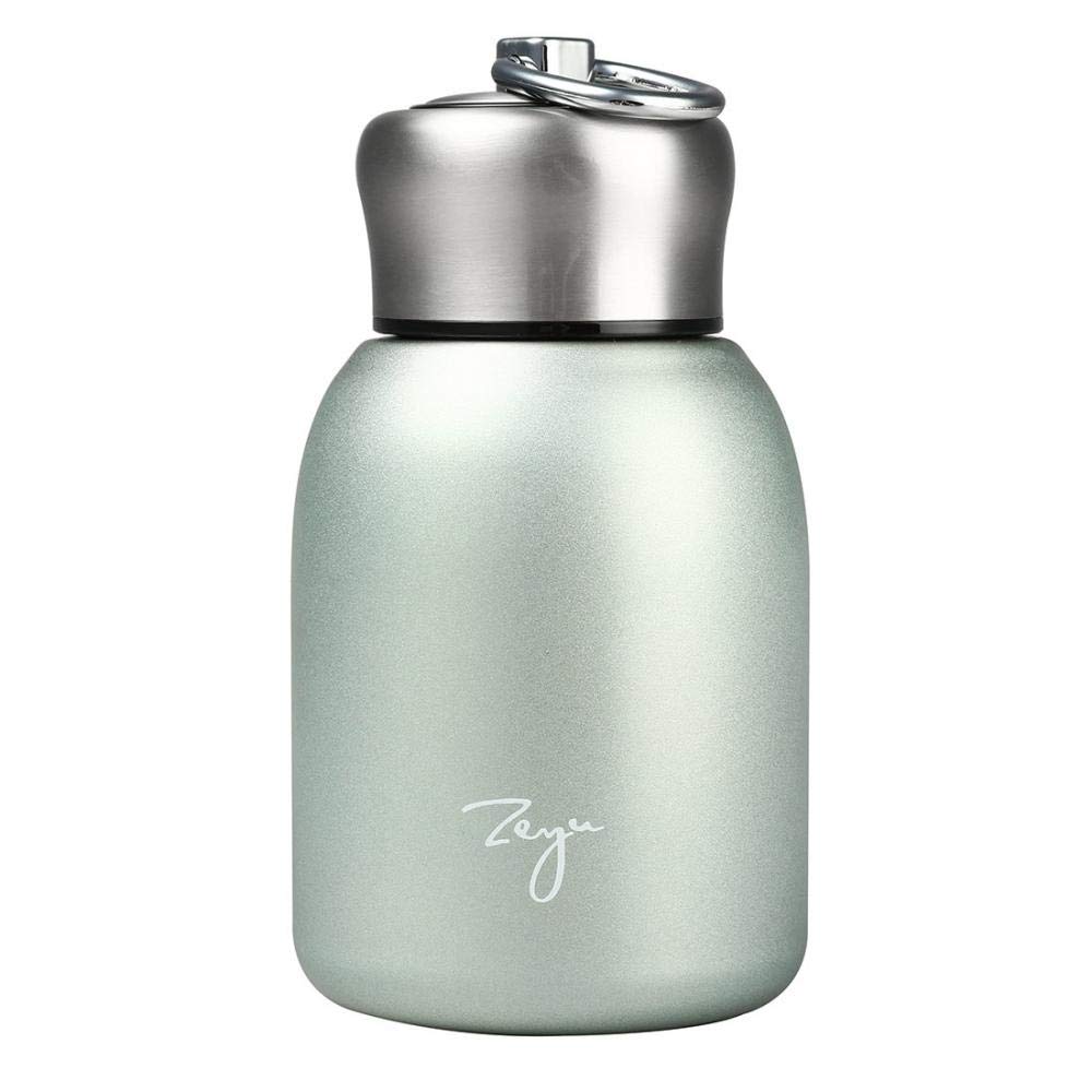 Gets Mini 9 oz (280ml) Stainless Steel Vacuum Insulated Water Bottle - Leak Proof, Hot & Cold Sports Tumbler Cup for Gym, Hiking, Office & Travel (Green)