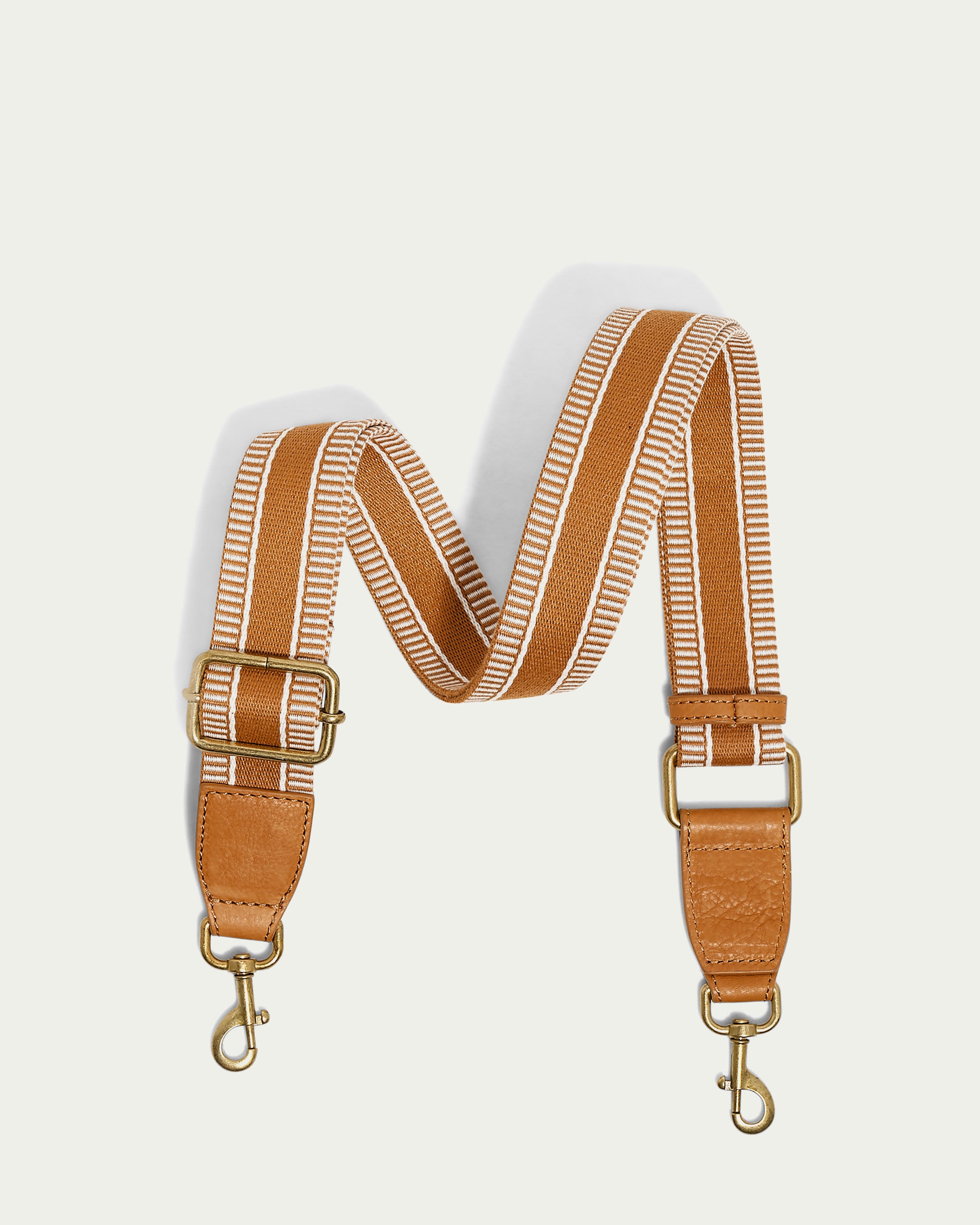 Breathable Striped Web Strap - Adjustable & Durable for Backpacks, Luggage & Outdoor Gear - Perfect for Hiking, Travel & Sports