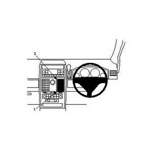 ClicOn No Holes Center Dash Mount for Chrysler Voyager 2008-2011 - Secure Phone Holder for GPS Navigation & Hands-Free Driving