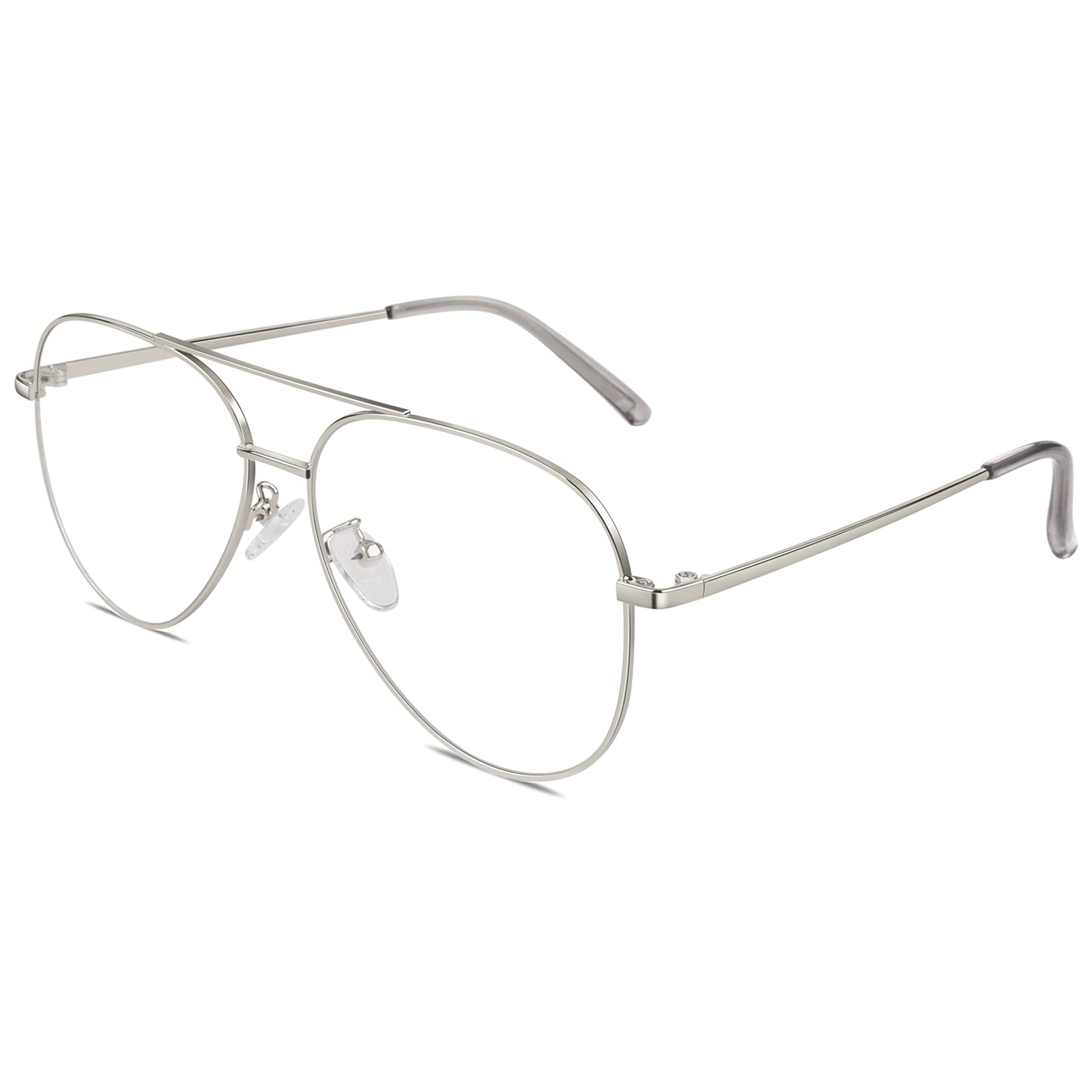 GQUEEN Clear Non-Prescription Eyeglasses - Fashionable Rectangular Frame Glasses for Men & Women | Perfect for Reading, Working, and Everyday Style