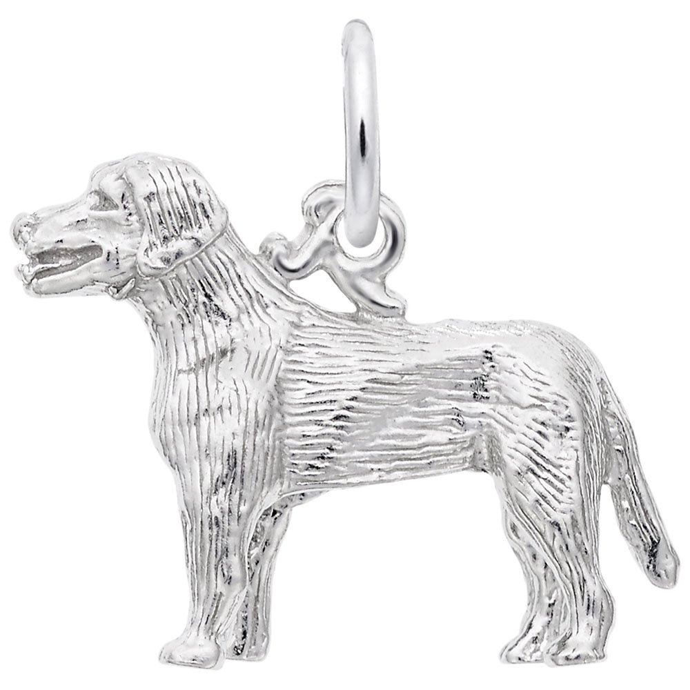 Labrador Charm for Jewelry - Handmade Sterling Silver Dog Pendant for Bracelets & Necklaces - Perfect for Pet Lovers & Gift Giving