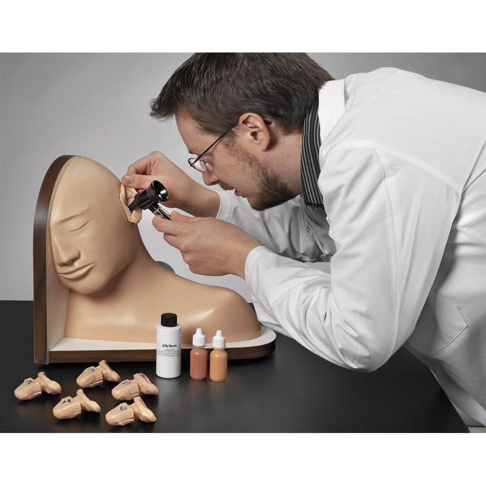 Ear Examination Simulator Kit - Professional Basic Nursing Training Model for Medical Students & Practitioners - Perfect for Clinical Practice, ENT Diagnosis, and Healthcare Education