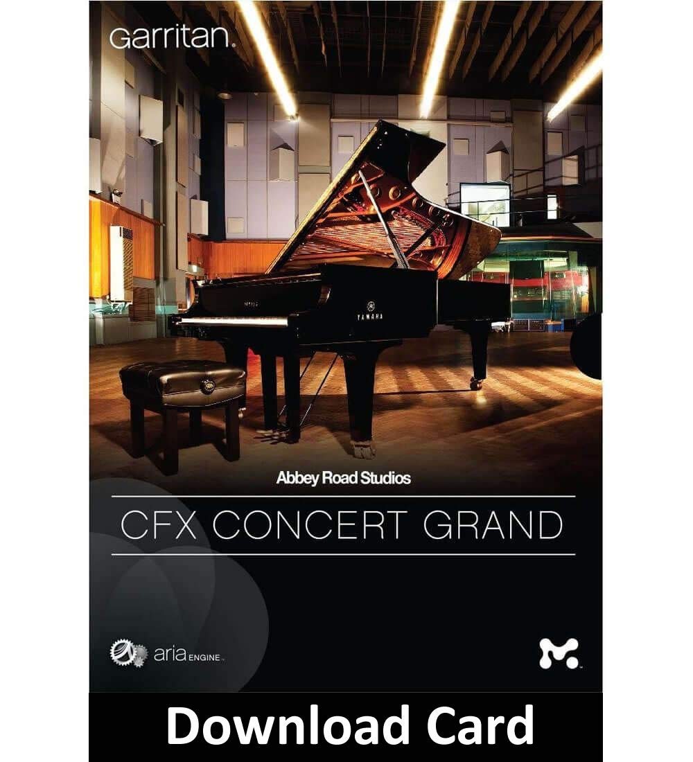 Garritan Abbey Road Studios CFX Concert Grand Virtual Piano - Digital Download Card for Professional Music Production & Home Recording
